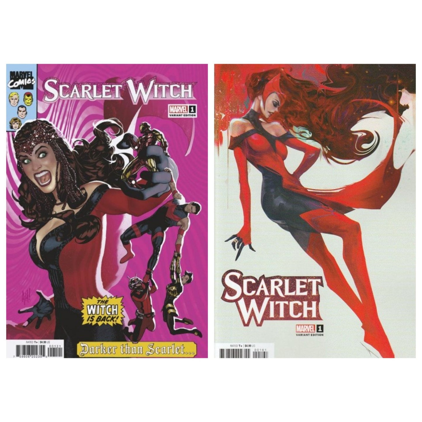 SCARLET WITCH 1 MARVEL MCU 2 BOOK VARIANT LOT 1ST APPEARANCE DARCEY LEWIS RAW