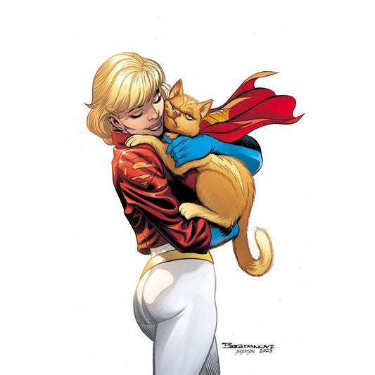 POWER GIRL #7 COVER E 1:25 JON BOGDANOVE CARD STOCK VARIANT DC COMICS RAW