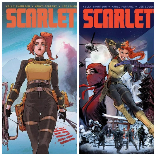 SCARLETT #1 SET CVR A B VARIANTS IMAGE COMICS GI JOE ENERGON UNIVERSE RAW