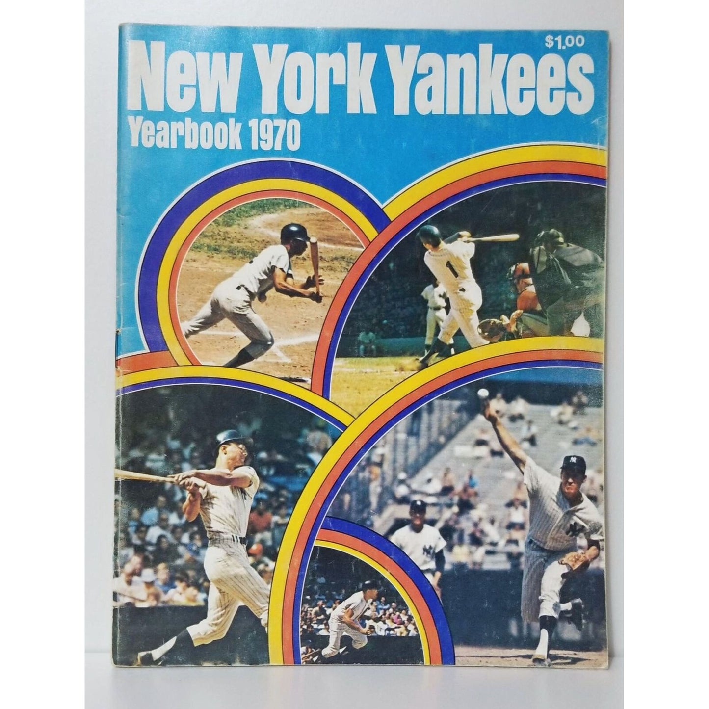1970 New York YANKEES Yearbook THURMAN MUNSON Mel STOTTLEMYRE Roy White MURCER