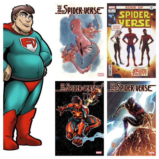 Edge of Spider-Verse 3 Set of 4 Variants Marvel 2024 NEW RAW 1st app Star-Spider