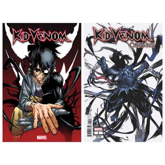 KID VENOM: ORIGINS 1 & HUMBERTO RAMOS VARIANT BOTH COVER A B RAW 20% OFF