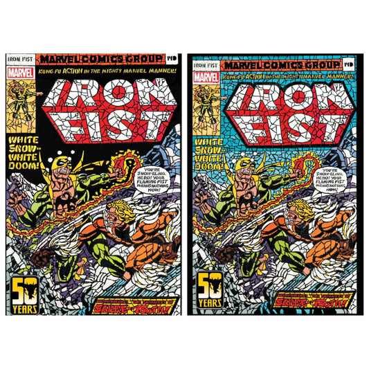 WOLVERINE 41 SHATTERED IRON FIST VARIANT SET COVER A AND B LIMITED TO 1000 RAW