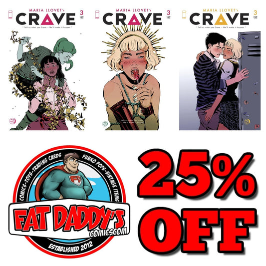 CRAVE 3 SET OF ALL 3 COVERS 25% OFF PREORDER SHIPS 2/7/24 IMAGE COMICS RAW