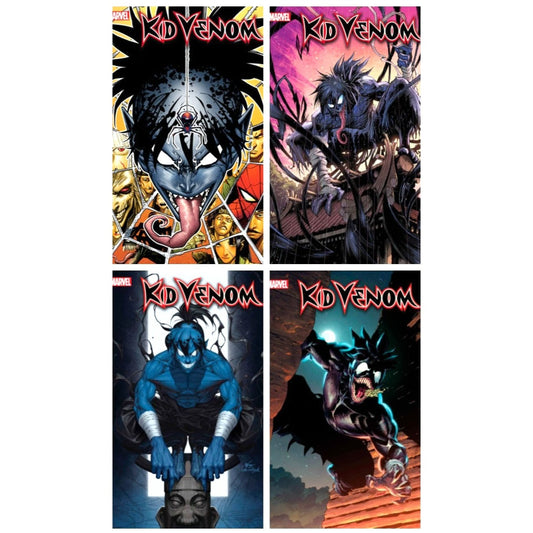 KID VENOM 1 SET 4 COVERS 20% OFF COVER MARVEL PREORDER SHIP WEEK OF 4/17/24 RAW