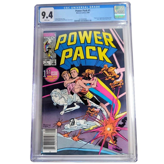 CGC GRADED 9.4 POWER PACK ISSUE 1 MARVEL 1984 KEY MANY 1ST APPEARANCES