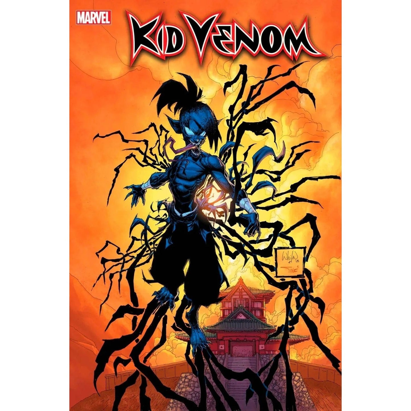 KID VENOM #1 WHILCE PORTACIO VARIANT [1:25] MARVEL preorder ships 4/17/24 RAW