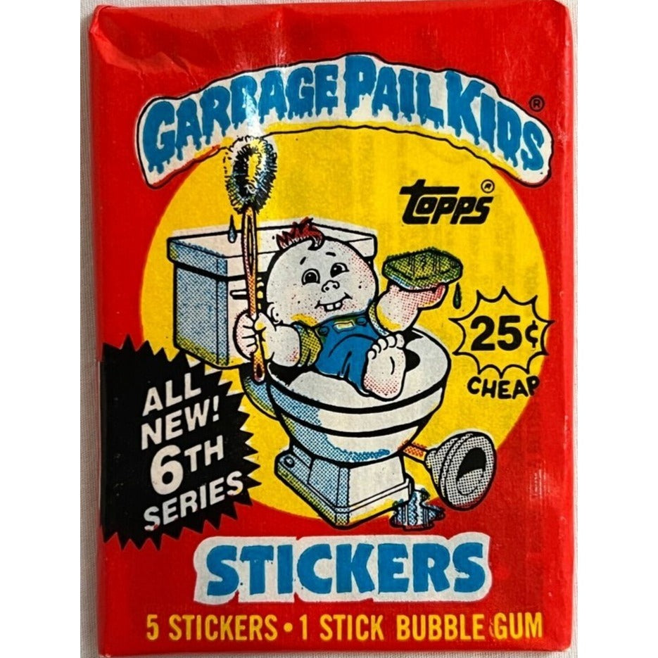 1986 Topps Garbage Pail Kids 6th Series Sealed Wax Packs Stickers BOX FRESH